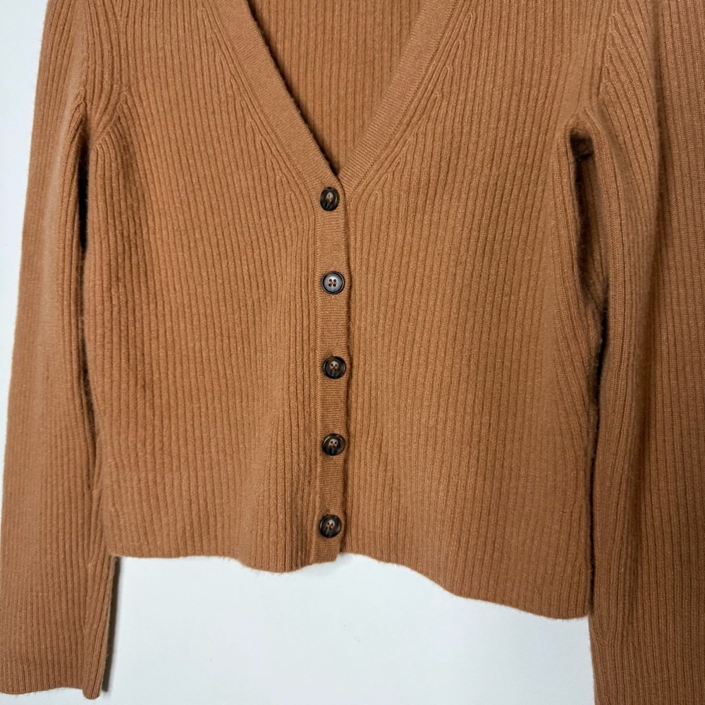 NAADAM Cashmere Ribbed Cardigan - Picture 4 of 6